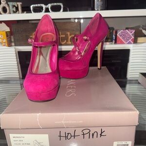 Bakers Fuchsia Women's Heels